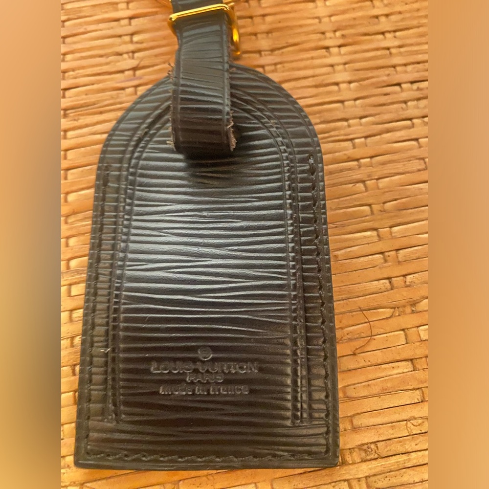 Louis Vuitton Black Epi Leather Travel Tag - Picture 10 of 12